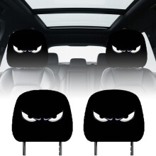 Cartoon Expression Theme Seat Headrest With Indoor And Comfortable Printing Design