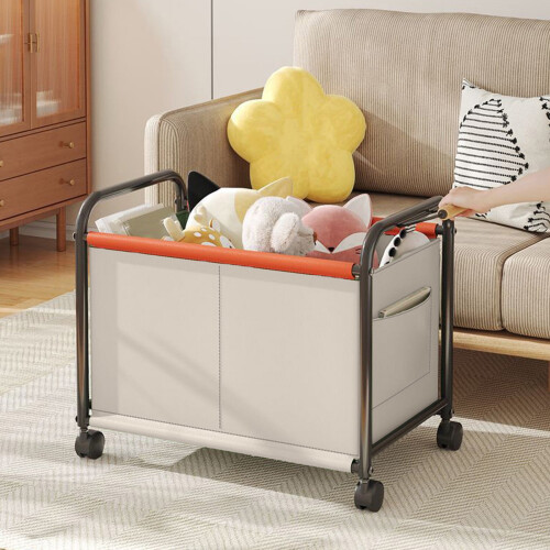 Rolling Shoe & Clothes Storage Container with Wheels – Multi-Purpose Fabric Bin, Sturdy & Easy to Install