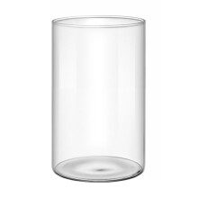 Clear Glass Cylinder Vase Multiple Size Glass Flower Vase Hydroponic Flower Container Candle Holder Table Centerpieces