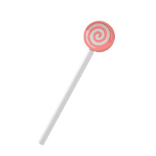 Lollipop Shape Baby Tongue Scraper | Kids Oral Cleaner Tool | Soft Safe Tongue Brush for Children | Baby Dental Care Accessory(Red)