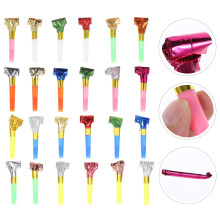 Plastic Whistle Blowouts Assorted Colors 110 pcs