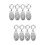 Crane Wire Rope Pulley Steel Roller System 8 pcs 1