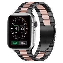 Stainless Steel Apple Watch Band Compatible with All Series (1–SE, 7) & Sizes (38–45mm)