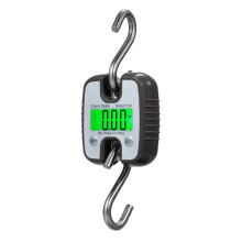 Mini Digital Crane Scale 300kg, LCD Display, S-Shaped Hook, 3 Unit Conversion, Portable for Farm/Fishing/Luggage – Compatible with Standard Hooks