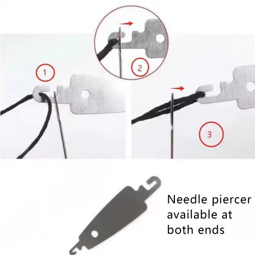 (34PCS 1 Set) Sewing Needle Set with Thread & Tools - 50 Char 2