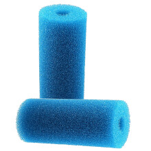 Tampoane filtrante din spumă, compatibile cu kitul de filtrare pentru acvariu de 5,9" x 2,6" inch, prefiltru de schimb albastru (pachet de 2)