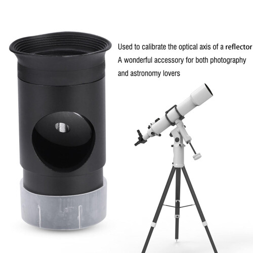 1.25" Telescope Collimation Eyepiece – Aluminum Alloy Optical Axis Alignment Tool