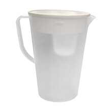 2L Plastic Water Pitcher with Lid, Spout & Handle – for Fridge, Lemonade, Tea, Milk, Cold Drinks – Compatible with Home & Party Use