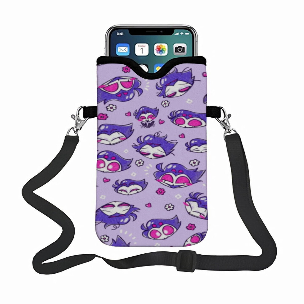 Helluva Boss Phone Bag Phone Satchel, Equipped With An Adjustable Strap Small Bag Compatible With Most Smart Devices. 9122141105879