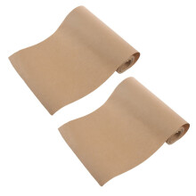 2x30 metrov hnedý kraft baliaci papier v rolke na svadobné, narodeninové darčeky, balenie balíkov, umelecké remeslá, 30 cm