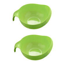 2X orez spălare filtru strecurătoare bucătărie instrument fasole mazăre sită coș strecurătoare curățare gadget filtrare verde