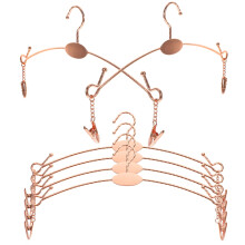 ULTNICE 10Pcs Lingerie Hangers For Women With Silicone Covers And Rubber Coating