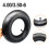 Tricycle Wheel Rubber 4.10/3.50-6 Inner&Outer Tire Accessories Black Practical 1