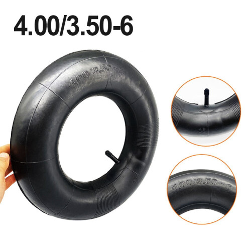 Tricycle Wheel Rubber 4.10/3.50-6 Inner&Outer Tire Accessories Black Practical