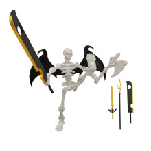 Dummy13 Magnetisk skelet actionfigur - Artikuleret, poserbar model, den perfekte unikke påskegave til gotiske samlere og hobbyister (C)