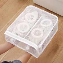 Reusable Shoe Washing Mesh Bags (2-Pack) - Thickened Laundry Protector for Sneakers in Machine, Prevents Tangling & Damage