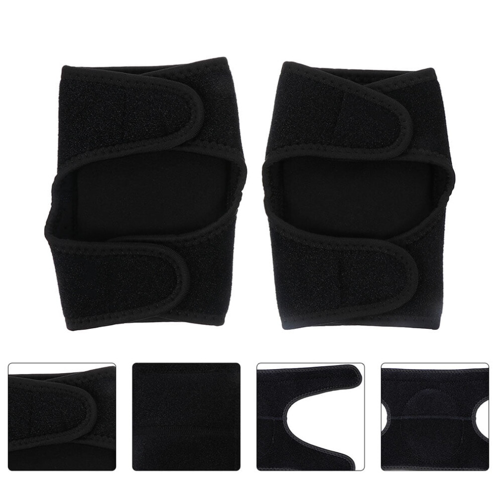 Sport Knee Pads 1 Pair Black Comfortable Sponge Knee Protectors For Kids And Athletes 9132278079455