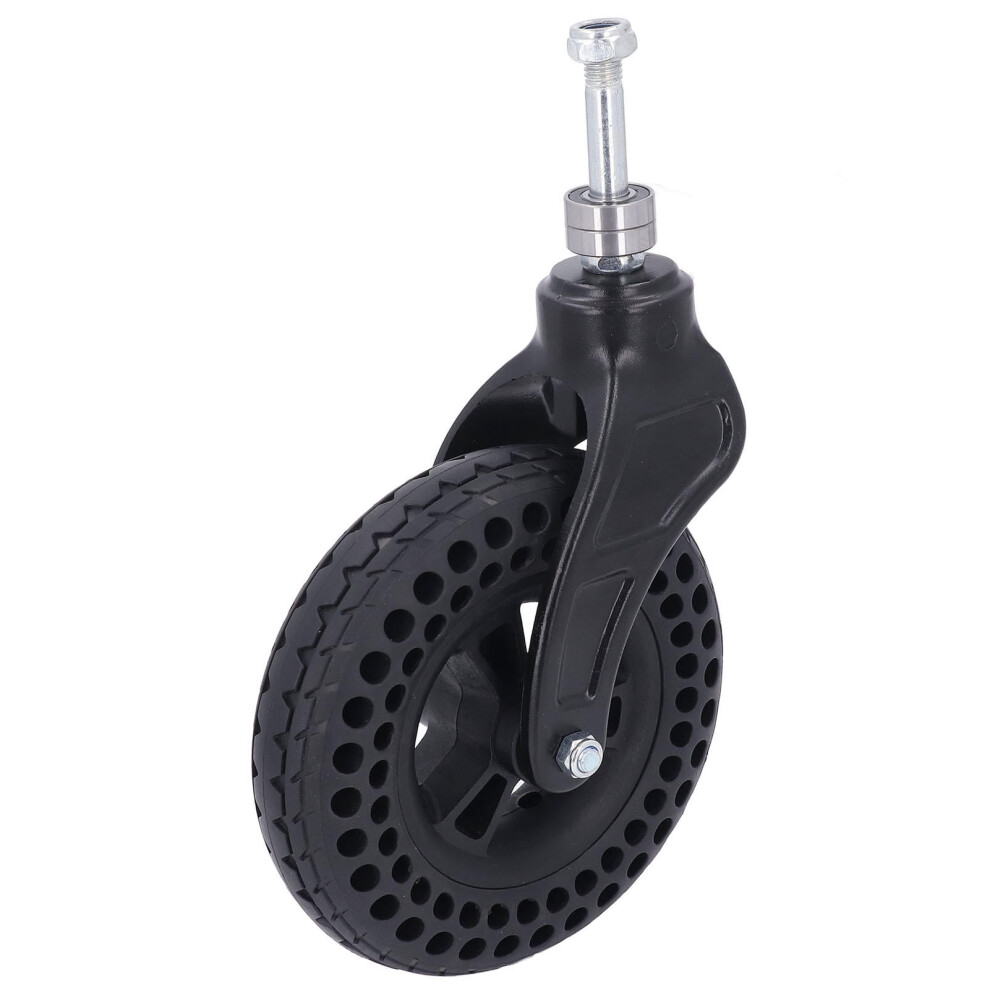 7" Universal Tpe Rubber Caster Wheel Replacement Â 75Kg Load, AntiâSlip, Quiet, Easy Install For Trolleys & Carts 9401284796602