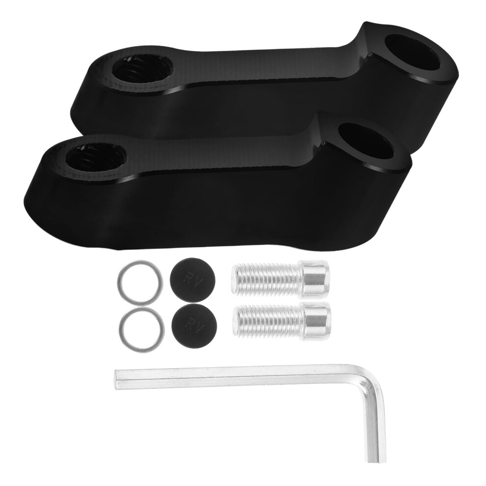 Motorcycle Rear View Mirror Extension Rearview Mirrors Motorcycle Mirror Extender Adapter Motorcycle Accessories 9122141108115