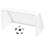 HEANUJJ Iron and Plastic Rectangular Soccer Goal for Dollhouse Accessories 1