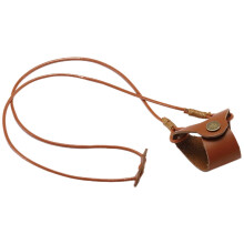 Unisex Faux Leather Sunglasses Lanyard Light Brown 1 Pc