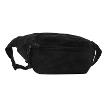 Kleine Umhängetasche für Damen, Gürteltasche aus Cord mit verstellbarem Riemen
