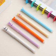 5Pcs Retractable Erasable Gel Pens – Smooth Writing, Erase Like Pencil, Compatible with Standard Refills