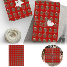 67 Sheets Christmas Wrapping Paper Set with Festive Holiday Designs for Unique Presentation and Joyful Unwrapping Experience