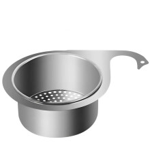 Stainless Steel Swan Sink Strainer Basket, Kitchen Drain Filter – 1Pcs
