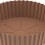 Easy Clean Fryer Liner Round Silicone Brown 1