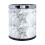 Trash Bin Office Plastic Marble Effect For Home Kitchen 1Pcs 9.8x8.9in 1