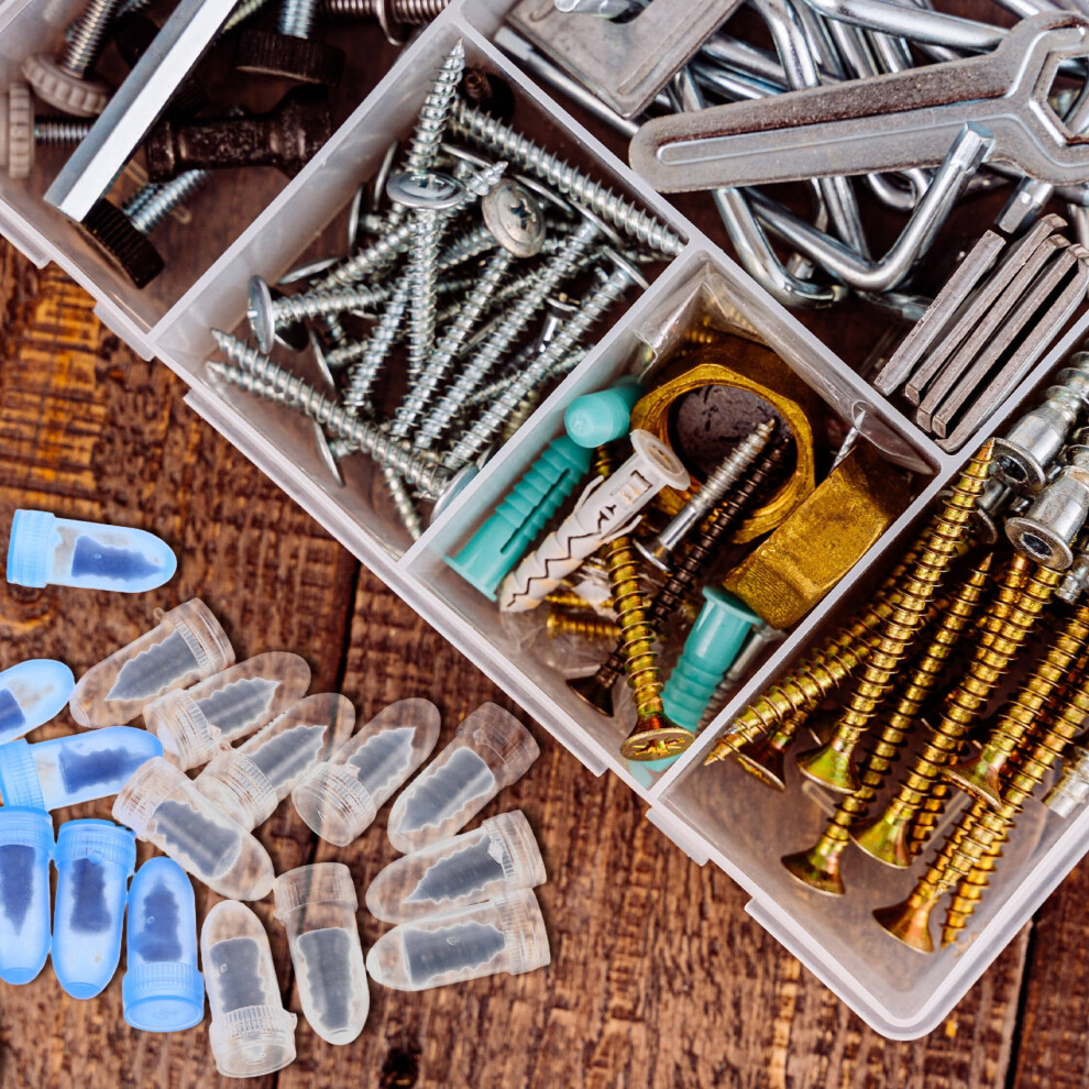1 Set Small Hole Tire Repair Kit With 1.30X0.22x0.22in Assorted Color Rubber Screw Plugs 9401284797609