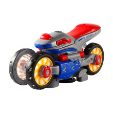 Transformer Motorcycle Universal Stunt with Rotating Lights and Music - Novelty Toy for Boys