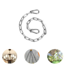 Gate Chain Lock,Reusable Stainless Steel Gate Link Chain for Home,20x0.12In Durable Outdoor Fences Supplies for Pet Dog Cages