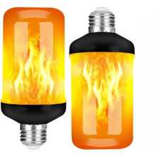Flame Light Bulb E26 Flickering 4 Modes Upside-Down Effect