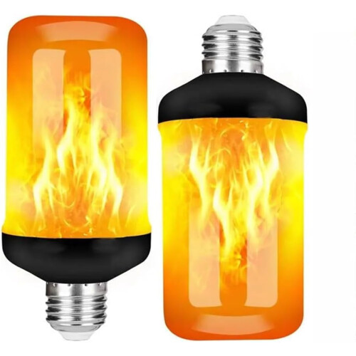 Flame Light Bulb E26 Flickering 4 Modes Upside-Down Effect