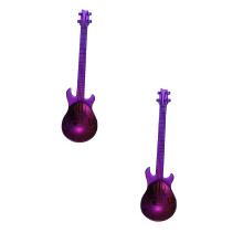 2PCS Stainless Steel Guitar Mixing Stirring Coffee Tea Spoons -Elegant,Mutifunctional for Cafe Latte,Hot Chocolate,Hot Drinks,Dessert