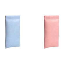2/1PCS Glasses Case Eyeglass Case Soft,Eyeglass Cases Leather eyeglass case,Sunglasses Case Soft Automatic Closing Portable Storage Bag