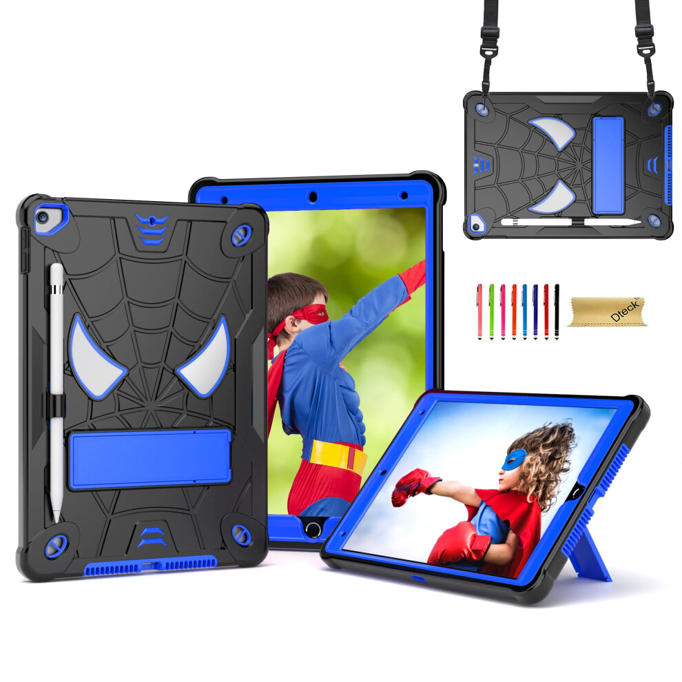 Shockproof Rugged Ipad 10.2 Case With Crossbody Strap And 9180333284405