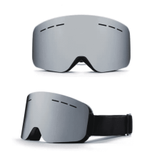 Gafas de esquí y snowboard, antivaho I, protección UV 100%, gafas de nieve OTG para hombres, mujeres, jóvenes y adultos, para patinaje, esquí y