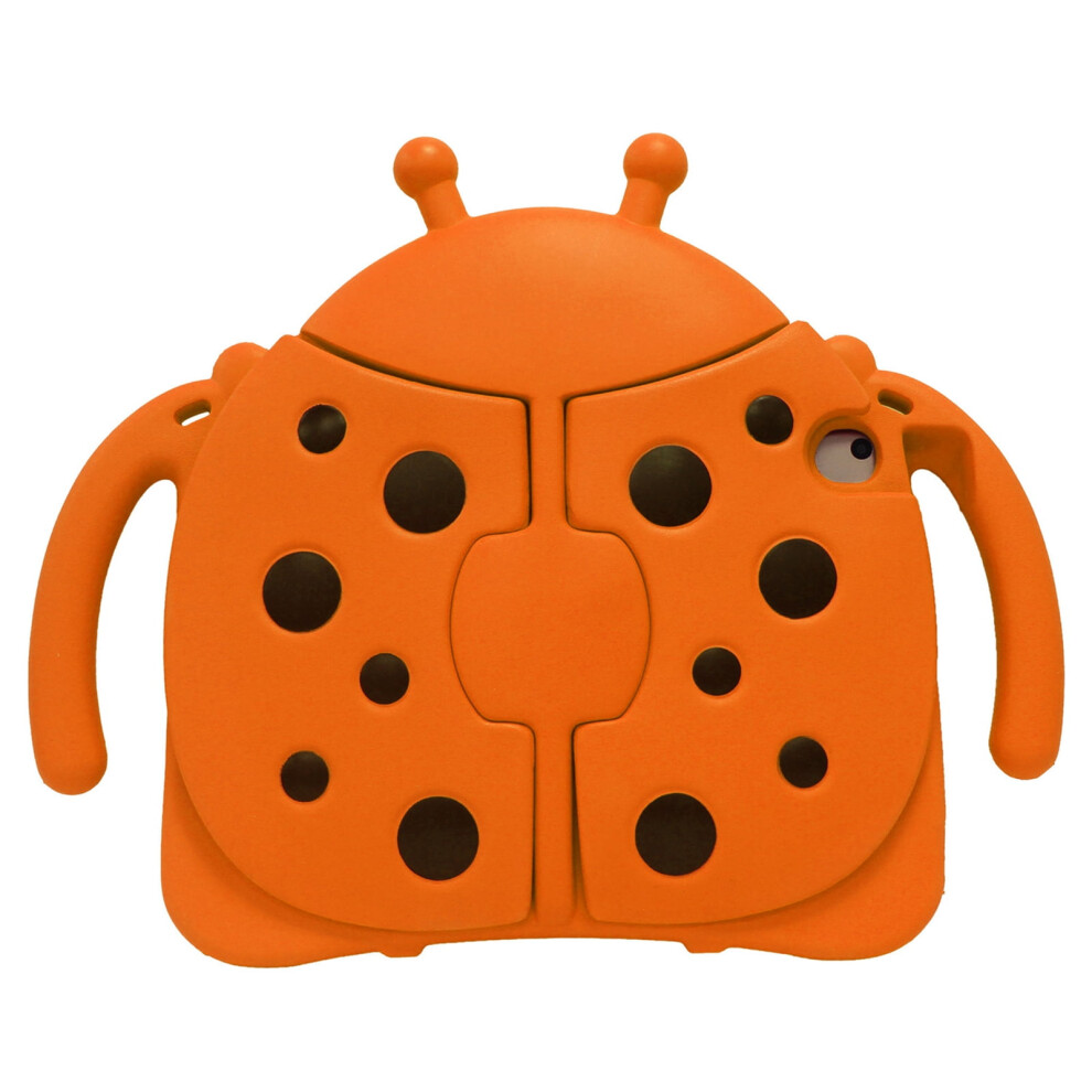 Kids Case For Compatible With Ipad 9Th/8Th/7Th Gen 10.2", 3D Cute Shockproof Eva Rugged Cover With Kickstand, Orange 9097180880653
