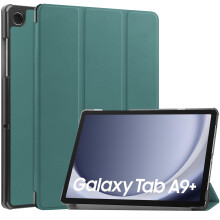Slim Stand Smart Cover for compatible with Samsung Galaxy Tab A9 Plus 2023 (11"), Green, Auto Sleep/Wake