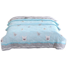 MBXM Ice Blanket for Hot Sleepers, All-Season Lightweight Cotton Cooler Quilt – Twin Size, Soft & Arc Chill Compatible