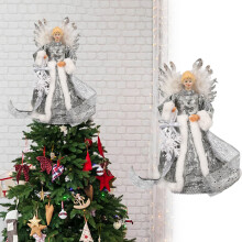 Christmas Angel Tree Topper Tree Topper Doll Ornaments Christmas Tree Top Decoration Xmas Tree Ornaments Decoration