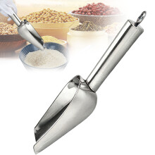 Cuchara para hielo para máquina de hielo, cuchara de acero inoxidable de 355 ml, cuchara de metal para máquina de hielo/cuchara para