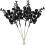 Dark Blue Glitter Berry Stems 16-Pack 7.8 inch 1