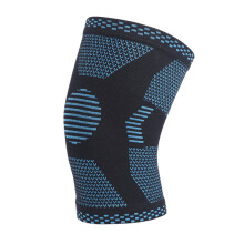 Ginocchiera sportiva da uomo e donna, supporto per ginocchio da basket con cuscinetto rotuleo in silicone, protegge il menisco per la corsa e