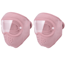 Fleece Thermal Mask with Removable Goggles, Winter Breathable Warm Masks, Windproof No Fog, for Skiing,Running-Unisex