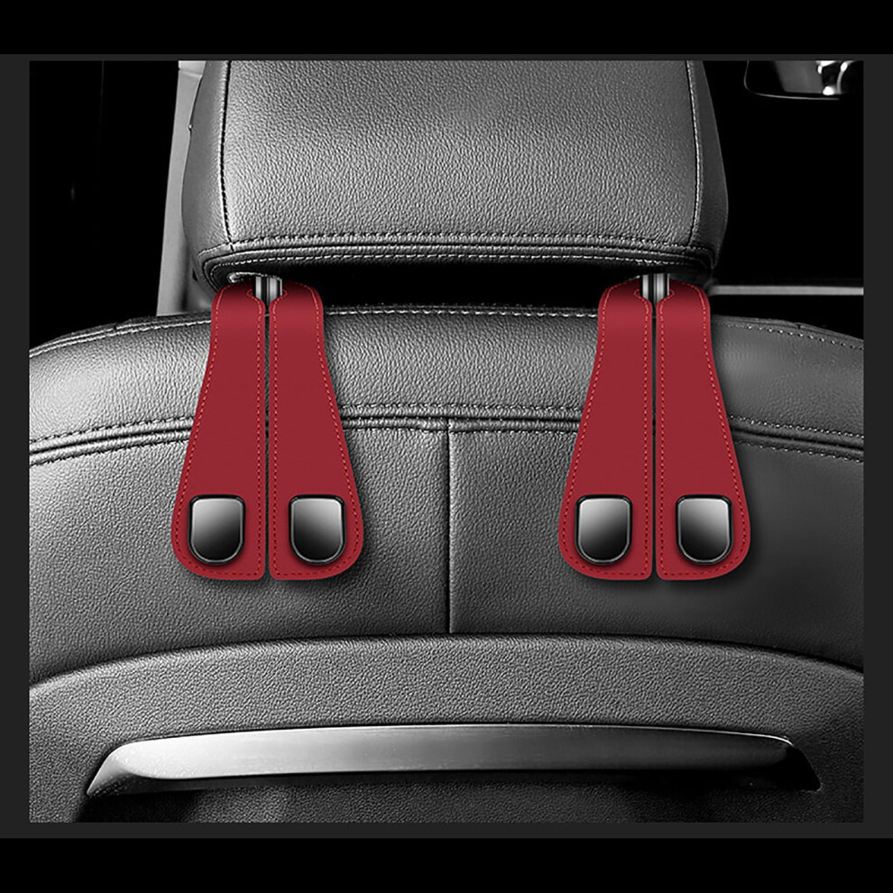 Car Seat Hooks,Backseat Hanger,Car Storage,Double Hook Sturdy,Front Seat Back Bag Purse Storage Hook 9426043754143