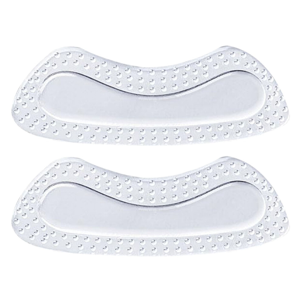 Silicone Heel Grips for Shoes | Stretchable Anti-Slip Pads | for Heels Boots Sneakers | Stops Rubbing Blisters | Comfortable Shoe Inserts(Clear)